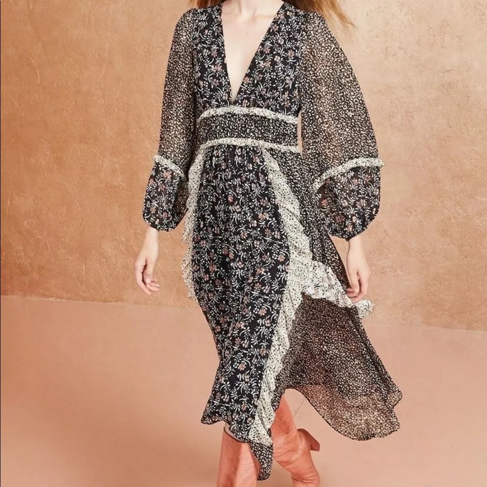 NWOT Ulla Johnson Primrose Floral Dress Size4 $725